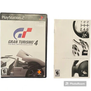 Gran Turismo 4 (Sony PlayStation 2, 2005) PS2 CIB W/ Manual